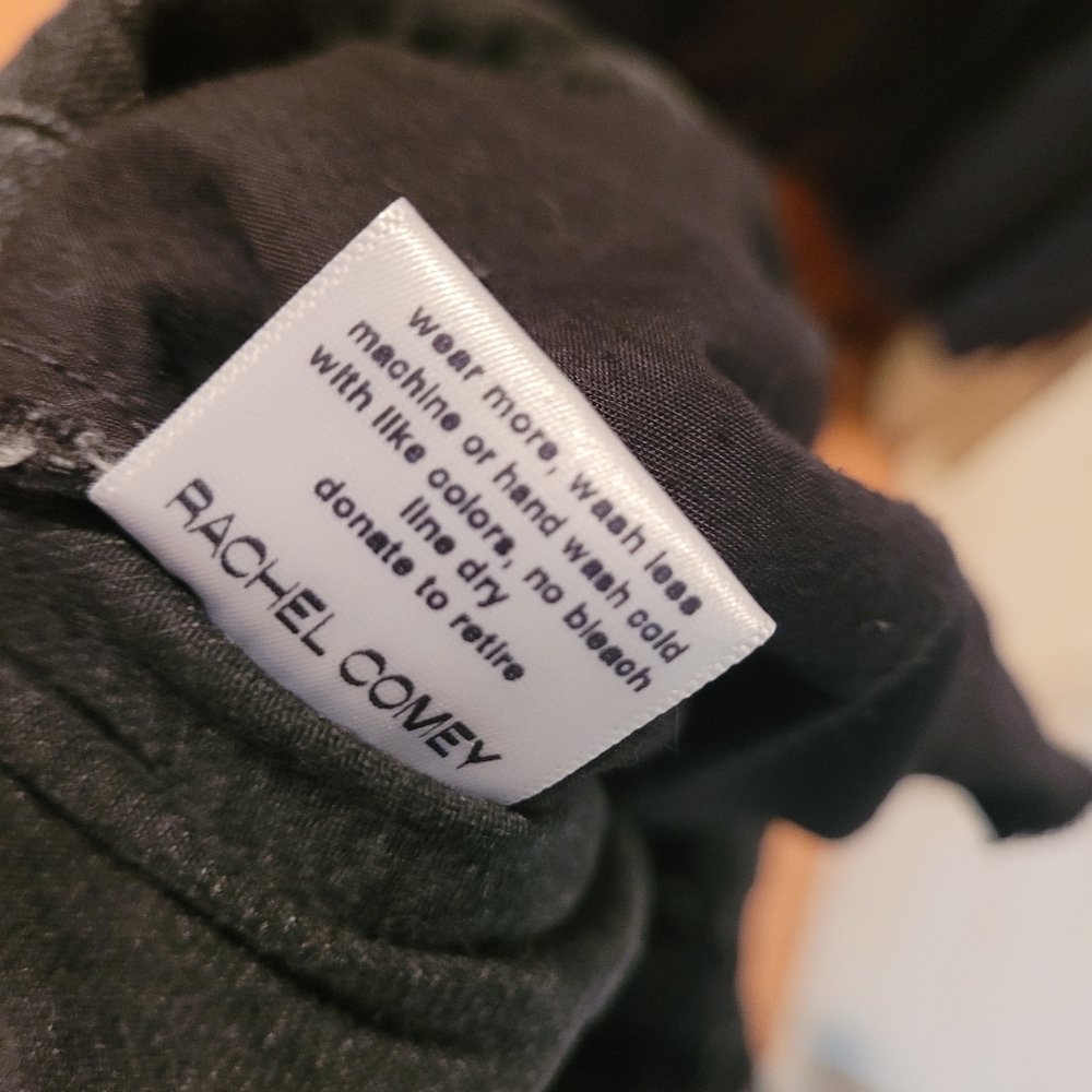 High rise, wide leg, Rachel Comey Elio denim trousers in washed black - Picture 9 of 10